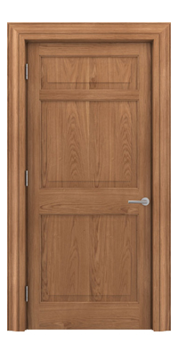 Shadbolt Timeless Type12 hardwood panelled door in European Oak veneer