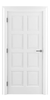Shadbolt_Type8_Timeless_Hardwood_Door_in_RAL9010_paint_finish