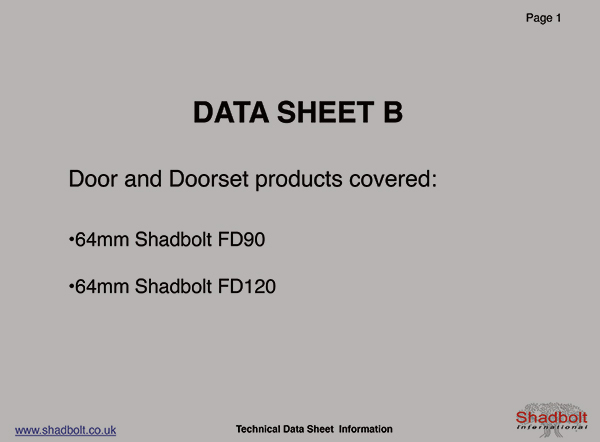 Doorset-Datasheet-B